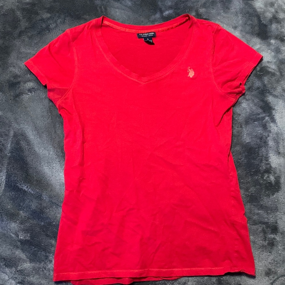 Red Polo shirt